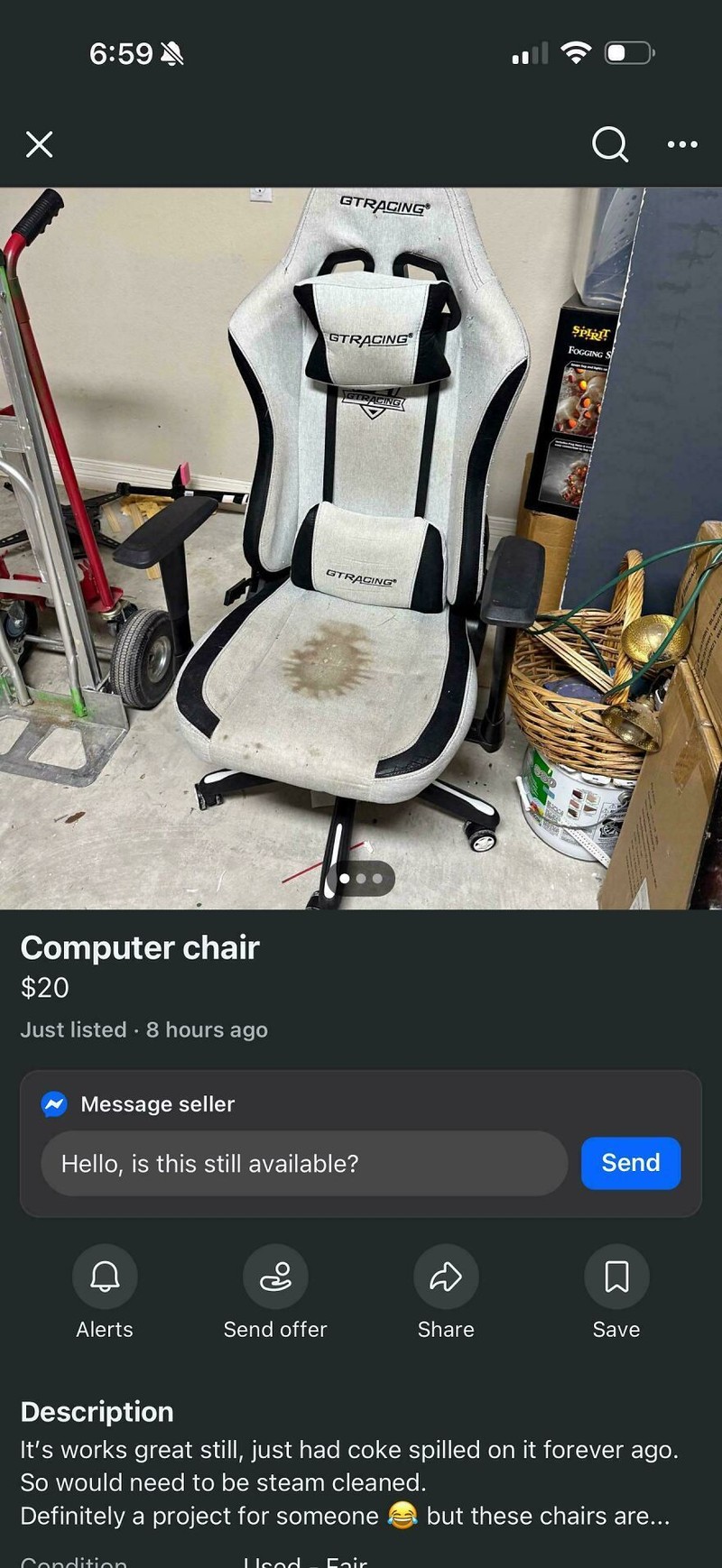 Kadang, apa yang dijual di marketplace bisa sangat di luar nalar. Kayak yang begini ini, nih. Siapa yang minat belinya?