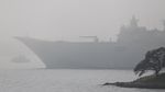 Kabut Tebal Selimuti Feri-feri yang Melintas di Sydney Harbour