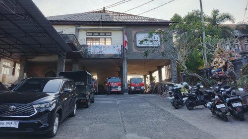 Kantor Satuan Polisi Pamong Praja (Satpol PP) Jembrana yang berlokasi di area civic center Pemerintah Kabupaten (Pemkab) Jembrana, Selasa (18/8/2026). (I Putu Adi Budiastrawan/detikBali).