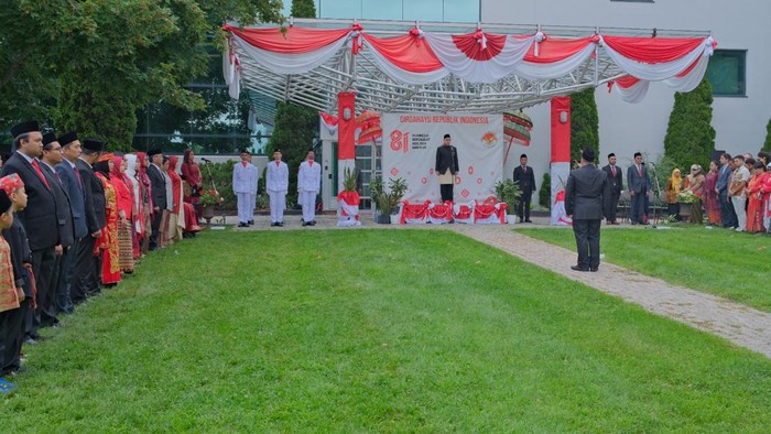 Kedutaan Besar Republik Indonesia (KBRI) Ottawa menggelar upacara detik-detik proklamasi kemerdekaan ke-81 RI, 17 Agustus 2026.