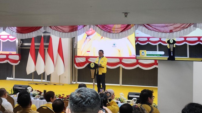 Ketua Umum Partai Golkar Bahlil Lahadalia. (Adrial/detikcom)