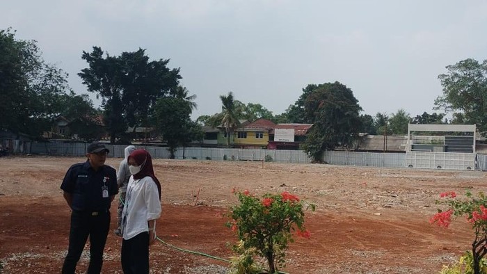 Penampakan lahan Blok G milik PT KAI di Manggarai