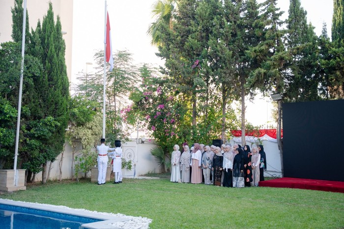 Peringatan Hari Ulang Tahun (HUT) RI  ke-81 Kemerdekaan Republik Indonesia di Tunis, Tunisia.