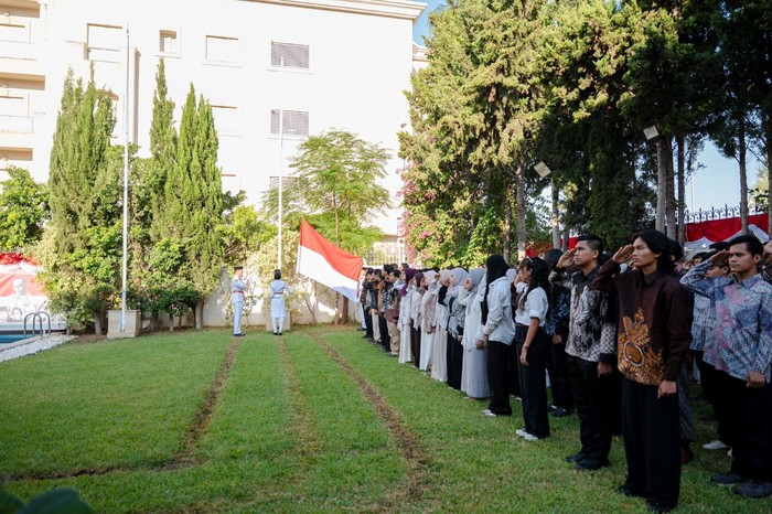 Peringatan Hari Ulang Tahun (HUT) RI  ke-81 Kemerdekaan Republik Indonesia di Tunis, Tunisia.