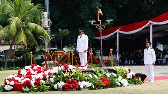 Plt Bupati Pati Salah Baca Teks Pancasila Saat HUT RI, Pemkab Bilang Tidak Fit