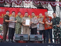 HUT Ke-81 RI, Polres-Pemkot Jakut Kumpulkan Warga Deklarasi Antitawuran