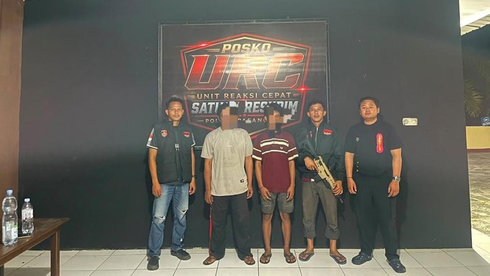 Pria dan anaknya ditangkap di Pasangkayu setelah menganiaya wiraswasta dengan parang.