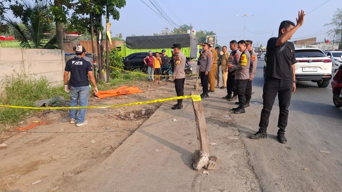 Pria tanpa identitas ditemukan tewas di pinggir jalan Bandar Lampung