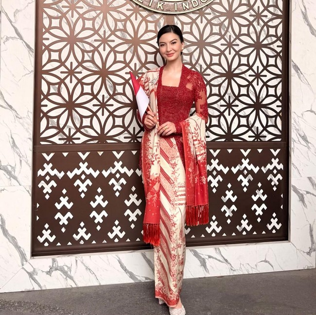 Raline Shah hingga Aura Kasih Berkebaya Merah di Upacara HUT Ke-81 RI