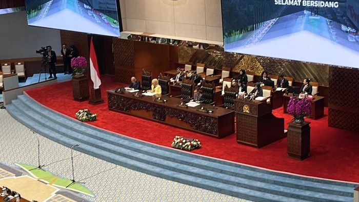 Rapat paripurna DPR RI (Anggi/detikcom)