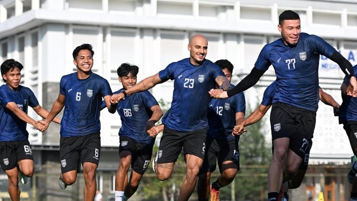 Borneo FC saat TC di Yogyakarta
