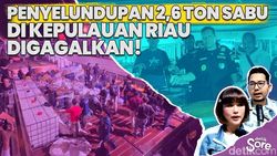 Video: 2,6 Ton Barang Bukti Penyelundupan Sabu di Kepulauan Riau Bersifat Cair
