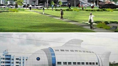 Ekspektasi vs Realita, Desain Arsitektur Ini Beda Jauh dari Bangunan Aslinya