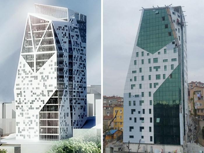 Ekspektasi vs Realita, Desain Arsitektur Ini Beda Jauh dari Bangunan Aslinya Visualisasi tiga dimensi atau rendering menjadi bagian penting dalam proses perancangan sebuah bangunan. Melalui gambar tersebut, arsitek dan pengembang dapat memberikan gambaran mengenai bentuk, material, tata ruang, serta tampilan bangunan sebelum proyek benar-benar dibangun.