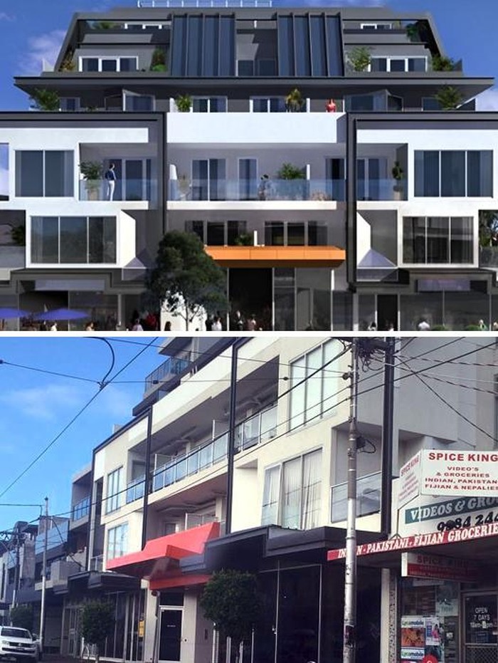 Ekspektasi vs Realita, Desain Arsitektur Ini Beda Jauh dari Bangunan Aslinya Visualisasi tiga dimensi atau rendering menjadi bagian penting dalam proses perancangan sebuah bangunan. Melalui gambar tersebut, arsitek dan pengembang dapat memberikan gambaran mengenai bentuk, material, tata ruang, serta tampilan bangunan sebelum proyek benar-benar dibangun.