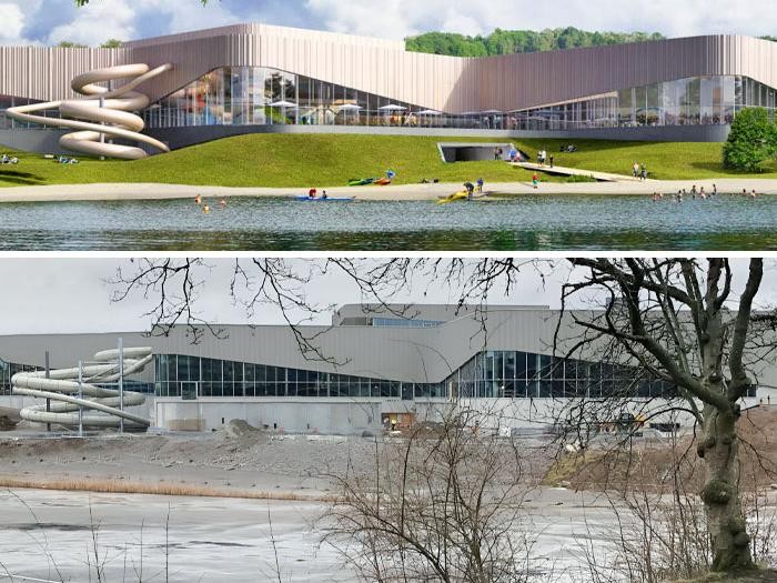 Ekspektasi vs Realita, Desain Arsitektur Ini Beda Jauh dari Bangunan Aslinya Visualisasi tiga dimensi atau rendering menjadi bagian penting dalam proses perancangan sebuah bangunan. Melalui gambar tersebut, arsitek dan pengembang dapat memberikan gambaran mengenai bentuk, material, tata ruang, serta tampilan bangunan sebelum proyek benar-benar dibangun.