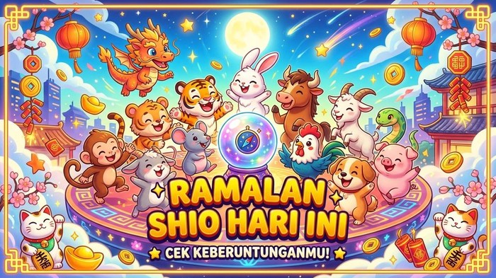 Ilustrasi ramalan shio hari ini.
