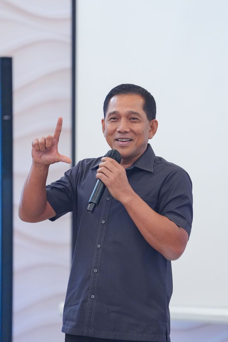 Kakorlantas Polri Irjen Wibowo menggelar silaturahmi dengan media