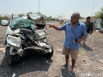 Detik-detik Kecelakaan Maut Ambulans Pasutri Bawa Jenazah Anak di Tol Batang