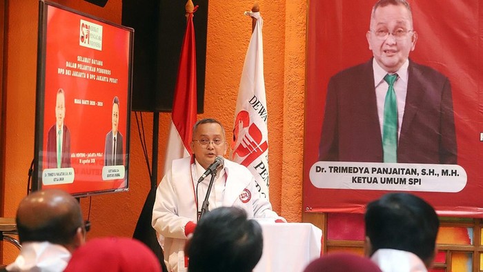 Ketua Umum Serikat Pengacara Indonesia (SPI) Trimedya Panjaitan