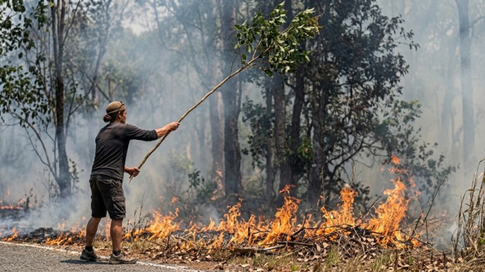 Lahan di Paring Kuning Kobar Terbakar