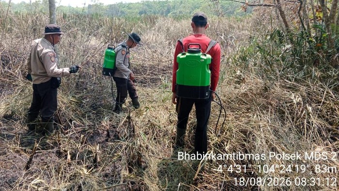 Mitigasi kebakaran hutan dan lahan (karhutla), Polres OKU Timur bergerak cepat memperketat langkah pencegahan di wilayah hukumnya.