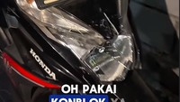 Begini Kondisi Motor BeAT usai Dirusak Pengemudi Alphard Pakai Batu