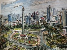 Cerita Pelukis Christopher Lehmpfuhl Lukis Monas hingga Curug Gunung Salak