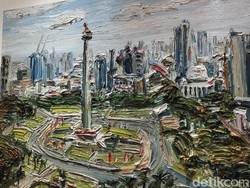 Cerita Pelukis Christopher Lehmpfuhl Lukis Monas hingga Curug Gunung Salak