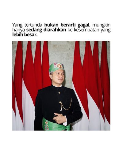 Pernah gagal seleksi Paskibra kabupaten pada 2016, pemuda ini buktikan mimpinya tak padam hingga akhirnya bertugas di tingkat nasional lewat Abang None 2025.