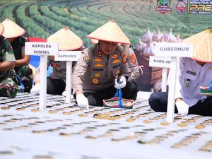 Polda Sumsel Perkuat Swasembada Pangan Lewat Budidaya Bawang Putih