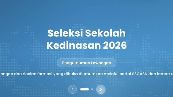 Seleksi Sekolah Kedinasan 2026. Foto: sscasn.bkn.go.id