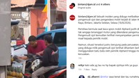 Viral Sopir Alphard Ngamuk usai Spion Keserempet, Hantam Motor Pakai Batu