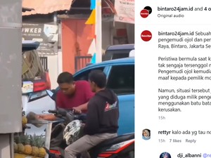 Viral Sopir Alphard Ngamuk usai Keserempet, Hantam Motor Pakai Batu