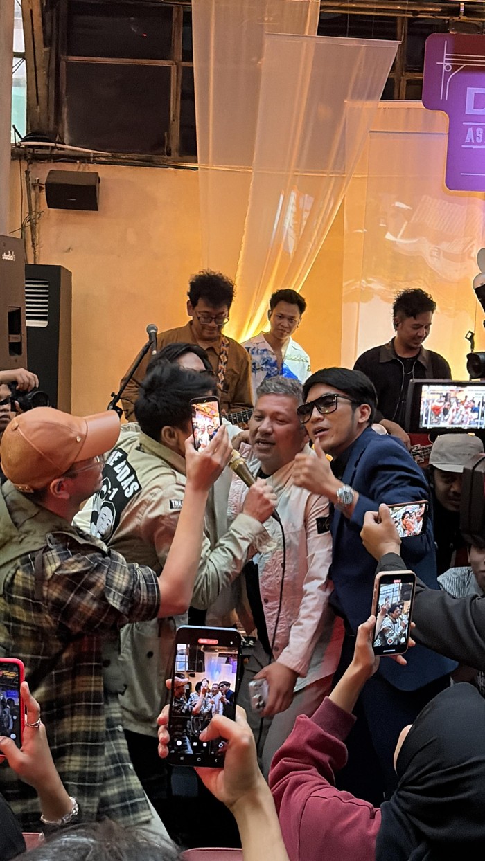 The Dudas-1 jadi salah satu kejutan di balik keseruan pengumuman D’Masiv Asia Home Run di M Bloc, Jakarta Selatan, Rabu (19/8/2026).