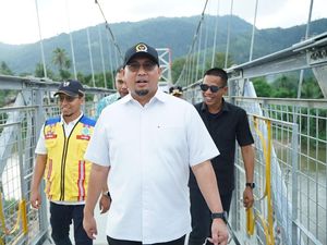 Andre Rosiade Kawal Aspirasi Warga Pessel, Jembatan Gantung Duku-Subarang Solok Rampung