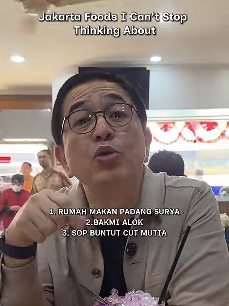 Arsjad Rasjid ungkap makanan favoritnya