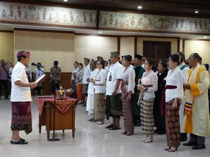 Adi Arnawa Lantik 163 Pejabat Baru Pemkab Badung