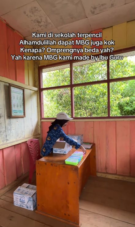 Belum Dapat MBG, Guru SD di Pelosok Ini Bikin 'MBG Mandiri' buat Murid