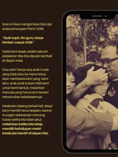 Kisah anak sopir dan guru yang masuk UGM tanpa bimbel. Kisah anak sopir dan guru yang masuk UGM tanpa bimbel.