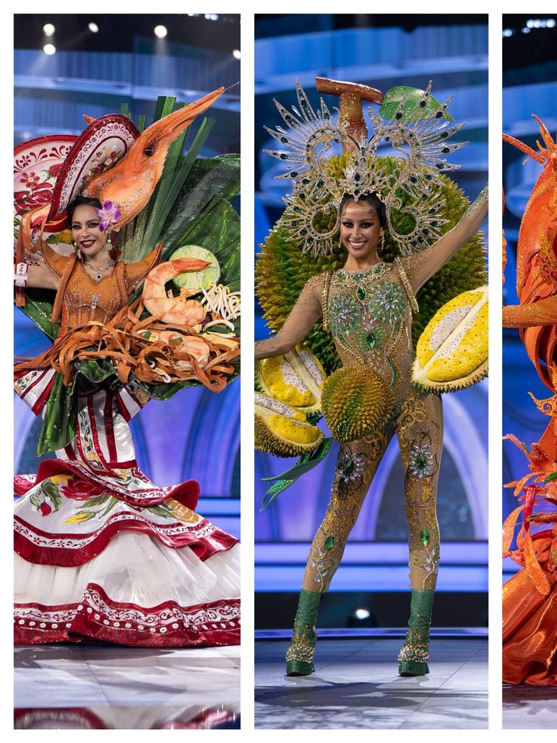 10 Kostum Miss Universe Thailand Unik Banget, Ada Pad Thai hingga Durian