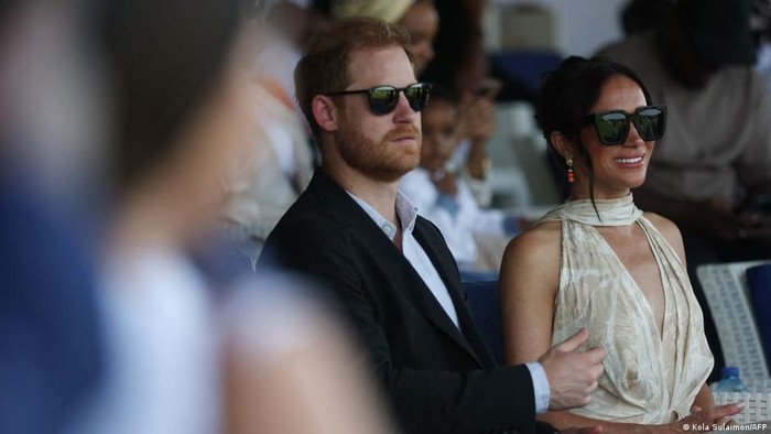 Pangeran Harry dan Meghan pindah ke California setelah mengundurkan diri dari tugas mereka sebagai anggota aktif keluarga kerajaan Inggris pada 2020 [ARSIP: 12 Mei 2024] (Kola Sulaimon/AFP)
