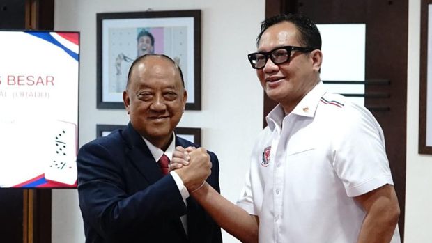 Ketua KONI, Marciano Norman, dan Ketua Umum PB ORADO, Yooky Tjahrial.