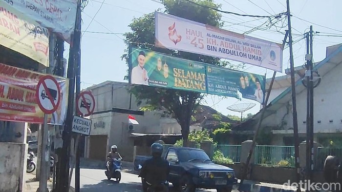 Salah satu lokasi sasaran pengamanan saat acara Haul KH Abdul Hamid.