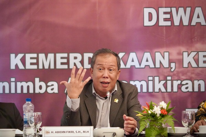 Wakil Ketua Badan Sosialisasi MPR RI Abidin Fikri