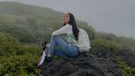 Top! Desy Genoveva Sukses Daki Gunung Fuji Meski Pemula