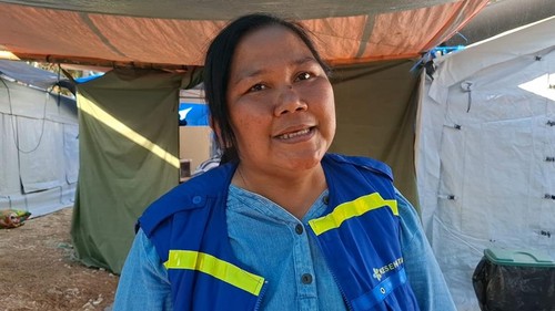 Direktur RSUD Aeramo, Chandrawati, saat ditemui di lokasi, Jumat (21/8/2026). (Yufengki Bria/detikBali)