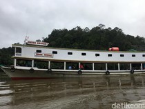 Sungai Mahakam Surut, Warga Mahulu Butuh Effort Lebih untuk Ambil Air
