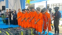 BNN: 10 WNA Awak Kapal Pengangkut 2,6 Ton Narkoba Cair Jadi Tersangka