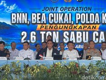Kronologi BNN Tangkap Kapal Bawa 2,6 Ton Sabu Cair di Perairan Karimun